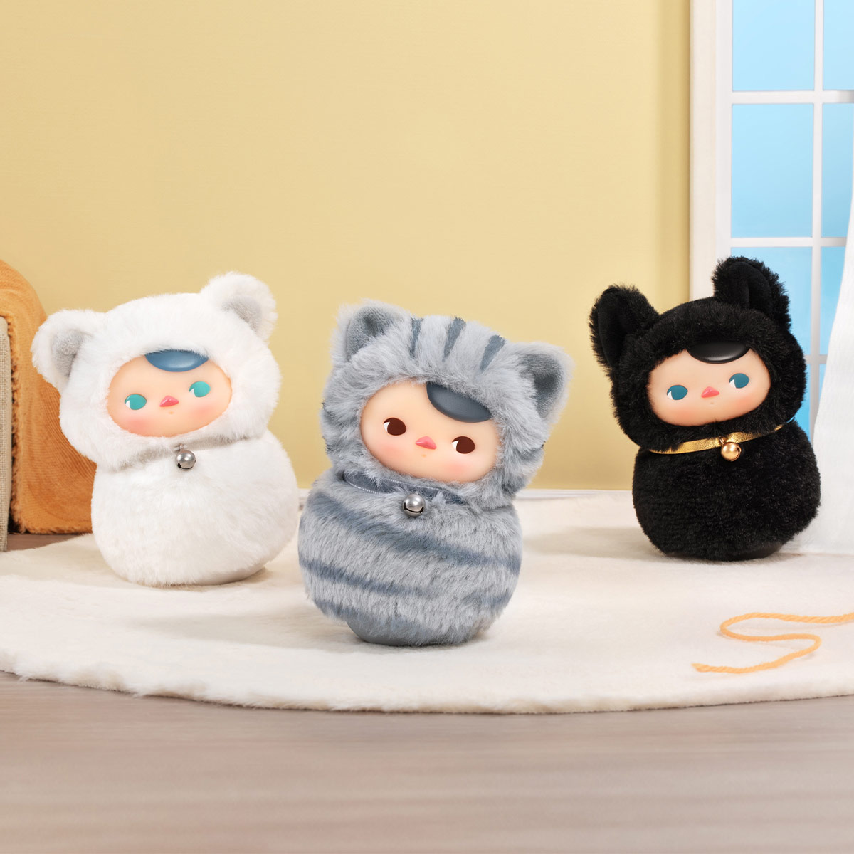 PUCKY Roly‑Poly Kitty Series – Vinyl Plush - immagine 4