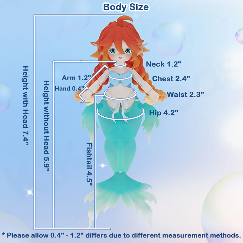 Mermaid - Chuchu Series | Action Figure BJD - immagine 9