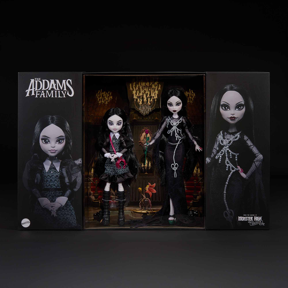 Monster High Skullector – Addams Family Two‑Pack (Morticia & Wednesday) - immagine 2