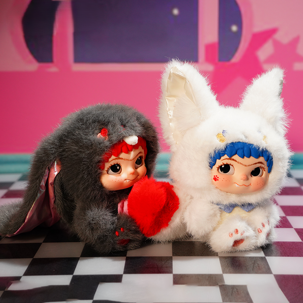 Peluche Kawaii Wakuku Fox & Bunny – Trick Or Treat Blind Box - immagine 3