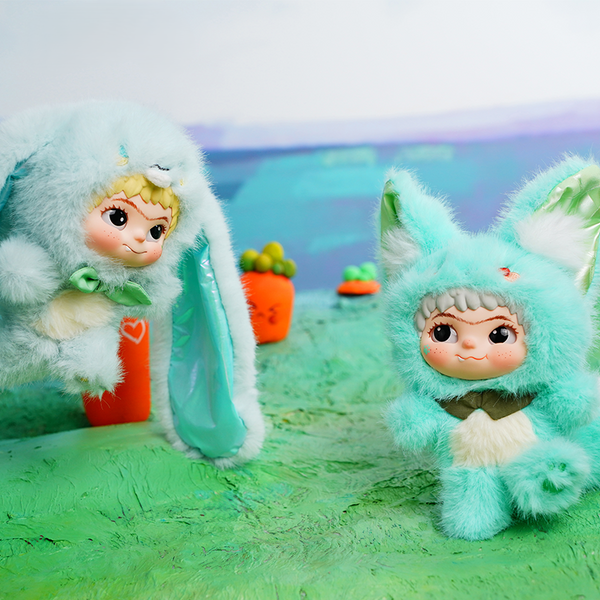Peluche Kawaii Wakuku Fox & Bunny – Trick Or Treat Blind Box - immagine 4