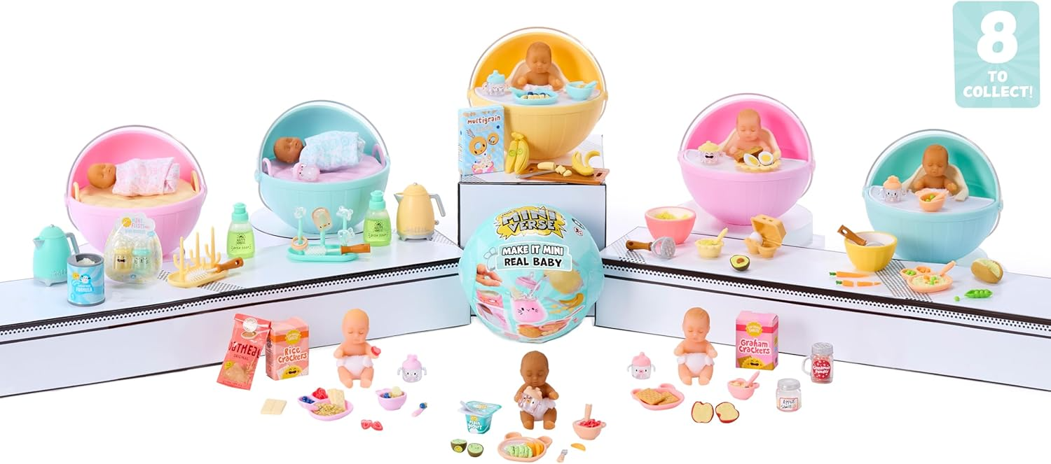 Miniverse Make It Mini Real Baby Make It Mini Baby Food Mini Collectibles