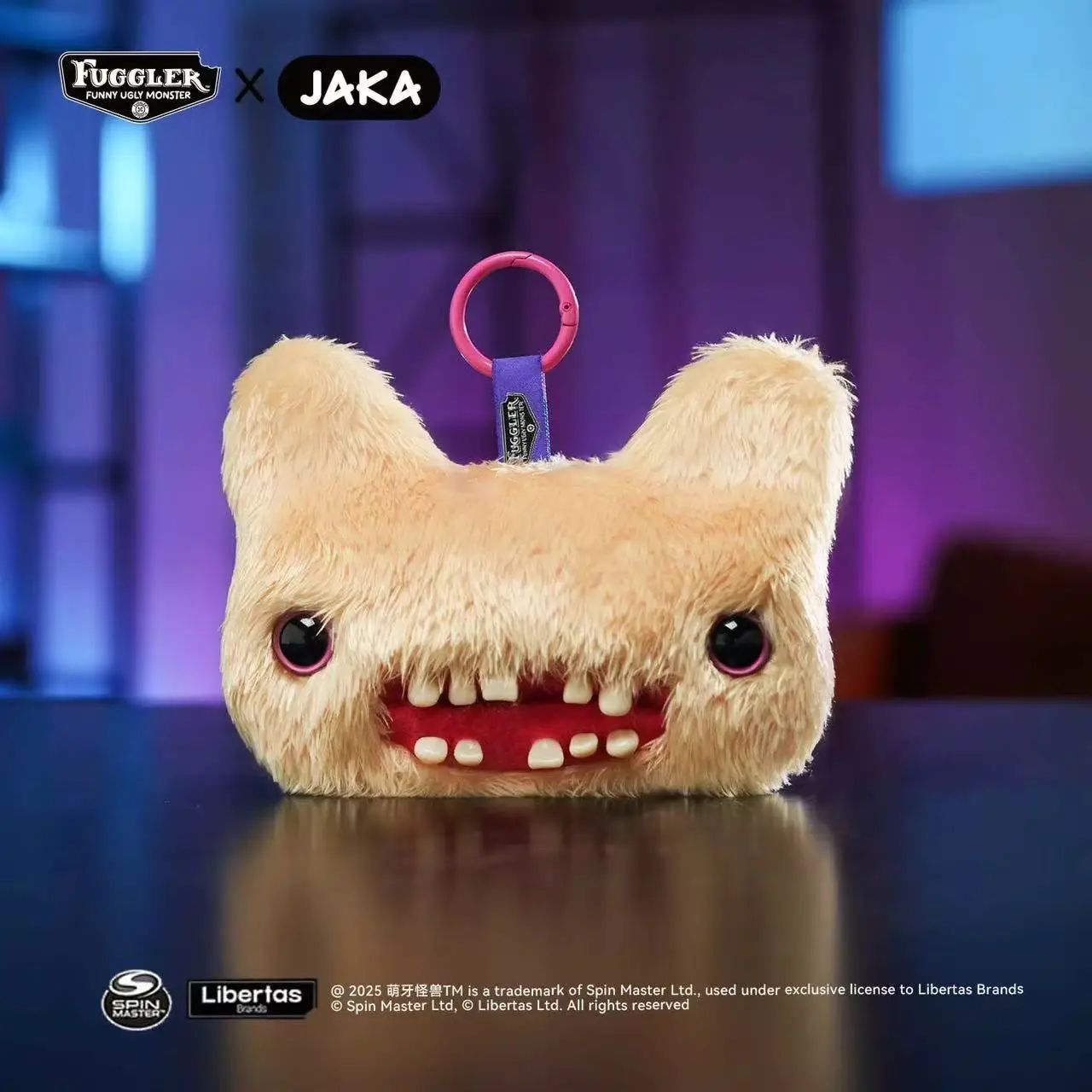 Fuggler Funny Ugly Monster Coin Purse Plush Keychain - immagine 6