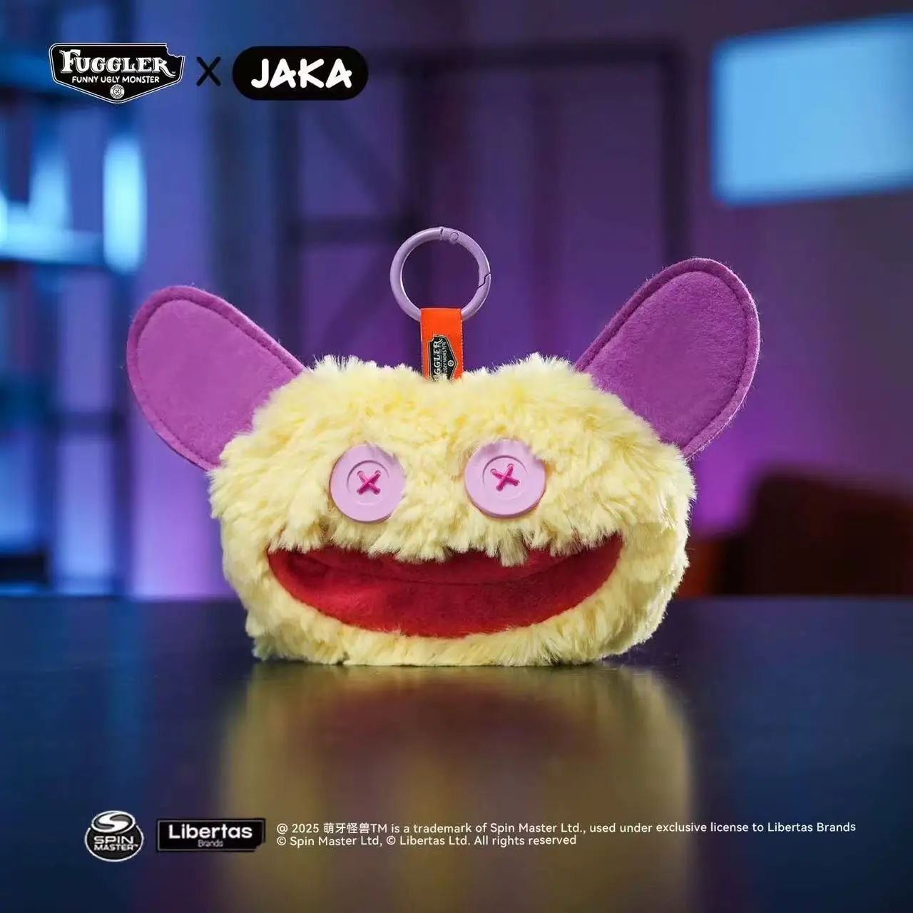 Fuggler Funny Ugly Monster Coin Purse Plush Keychain - immagine 5