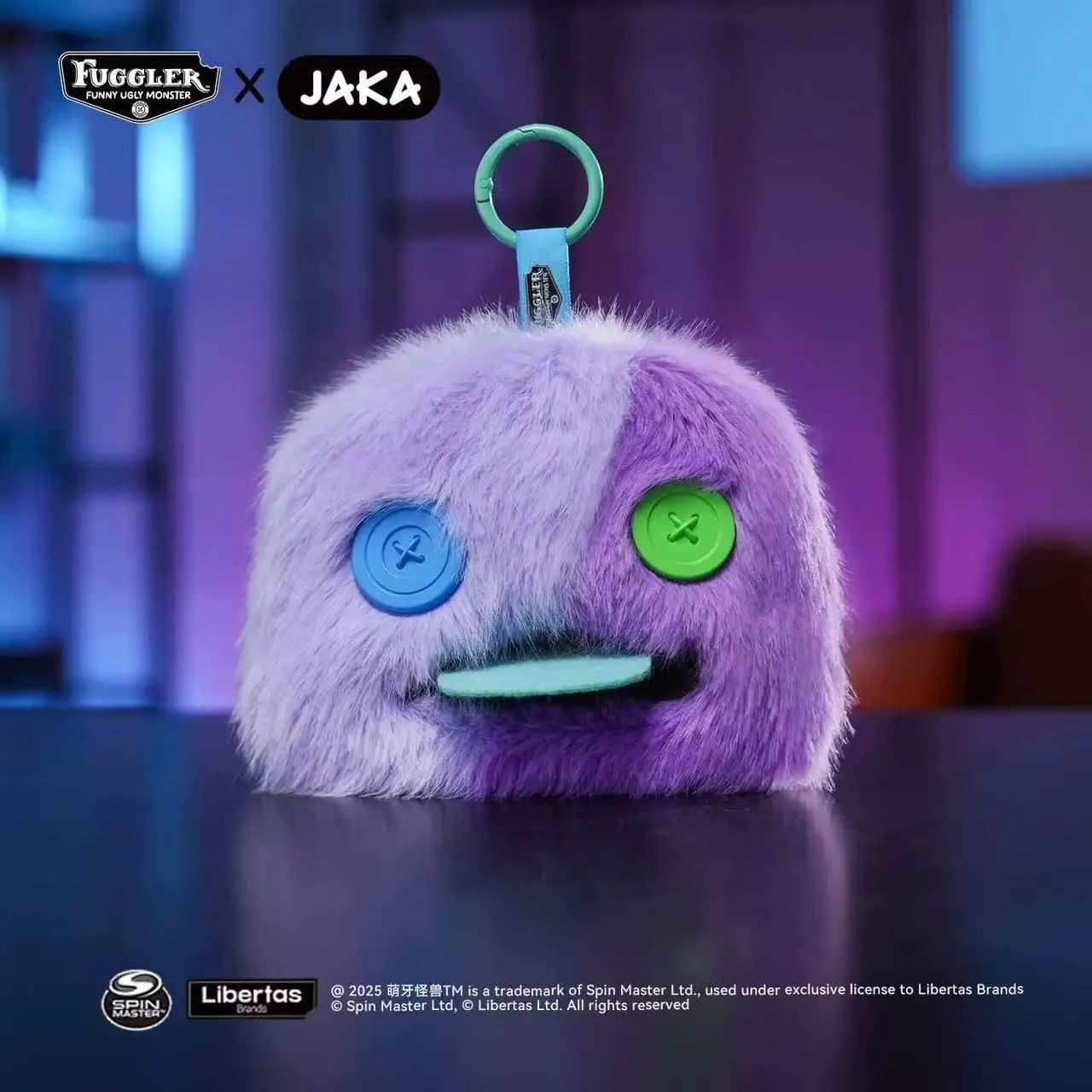 Fuggler Funny Ugly Monster Coin Purse Plush Keychain - immagine 2