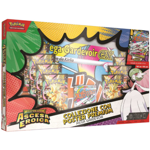 Collezione Ascesa Eroica con Poster Premium Mega Gardevoir (IT)