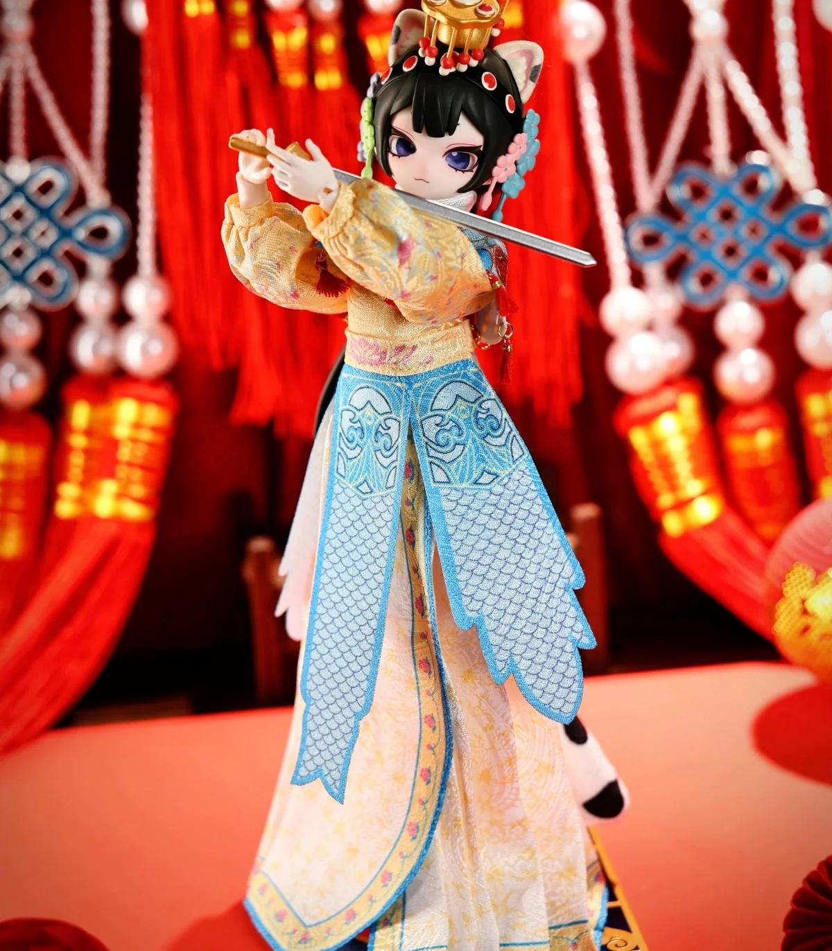 JUMPCOSMOS Miow Universe Peking Opera Dream Series 1/6 BJD Mystery Blind Box - immagine 3
